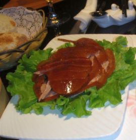 Plate of Peking duck