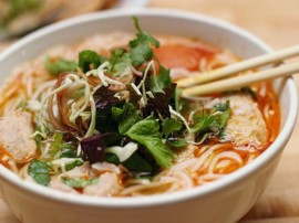 Bun Cha Ca, a Nha Trang specialty rice noodle dish