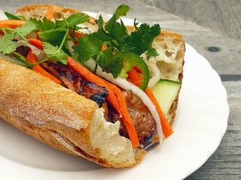 Banh mi, the Vietnamese baguette sandwich 