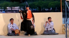 Takigi Noh Dance