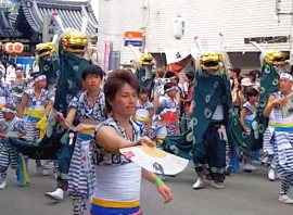 Tenjiin Matsuri Lion Dance 